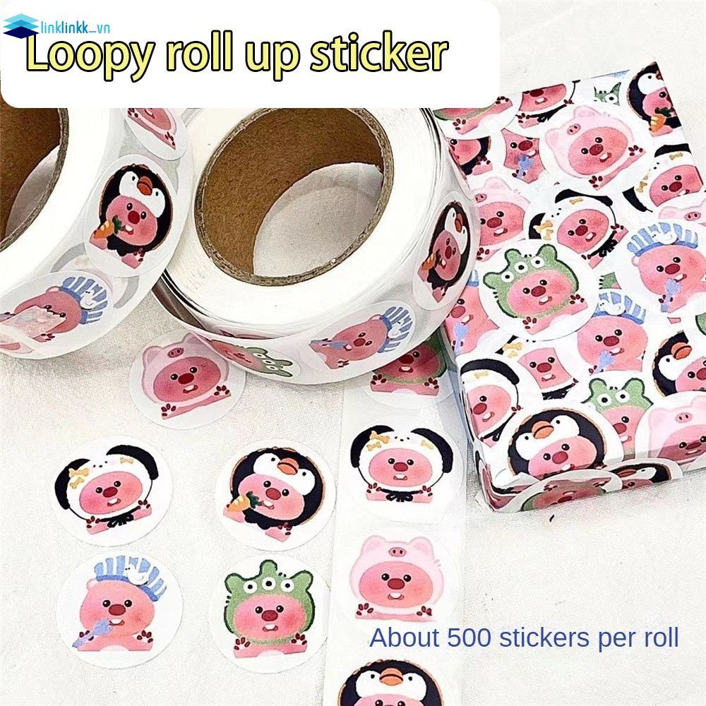 1 Bộ 500 Hình Dán Trang Trí Hoạt Hình, Hình Dán Chống Thấm Nước, Nhãn Dán, Hình Dán Sổ Tay, Hình Dán