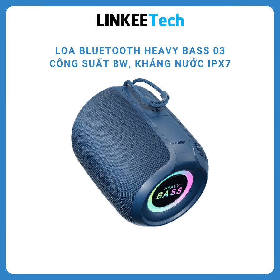 Loa bluetooth Heavy Bass 03 chính hãng, loa cầm tay di động âm bass mạnh