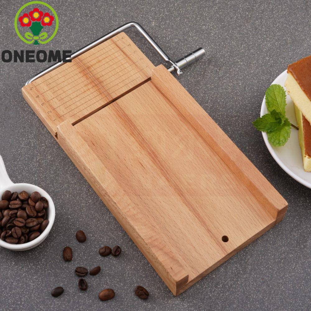 Máy Thái Phô Mai ONEOME, Gỗ Có Cân Ham Máy Thái, Dụng Cụ Cắt Tỉa Phô Mai Handmade Dây Thép Không Gỉ Cắt Phô Mai Bánh Mì