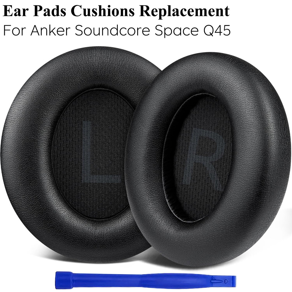 Thay thế miếng đệm tai nghe Q45 cho tai nghe Anker Soundcore Space Q45, đệm tai có da Protein mềm hơ