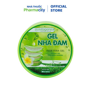 Gel Nha Đam Milaganics Giữ Ẩm Cho Da (Hũ 300ml)