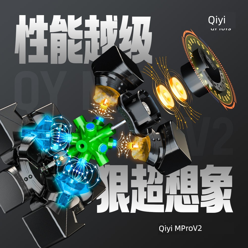 xman tornado v3 moyu rs3m v5 Qiyi M Pro V2 Magnetic Cube 3 Giai đoạn 2 Phiên bản hàng đầu Pioneer uv