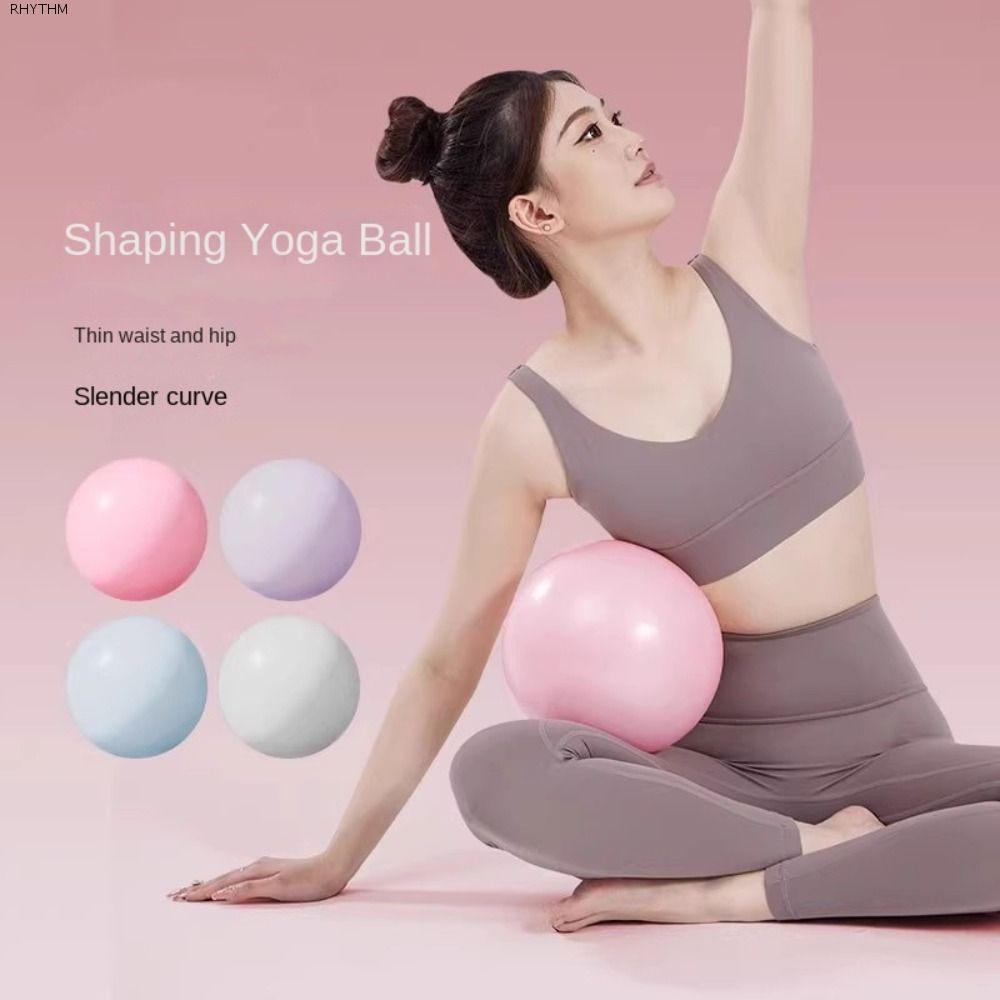RHYTHM Yoga Ball, Mini Tập Thể Dục PVC Pilates Ball - Thiết Bị Chống Trượt Dày Cho Pilates Và Yoga T