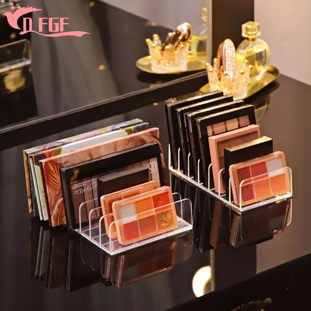DFGF Eyeshadow Organizer, 7 Space Acrylic Makeup Drawer Organizer, Di Động Bền Trong Suốt Đơn Giản M