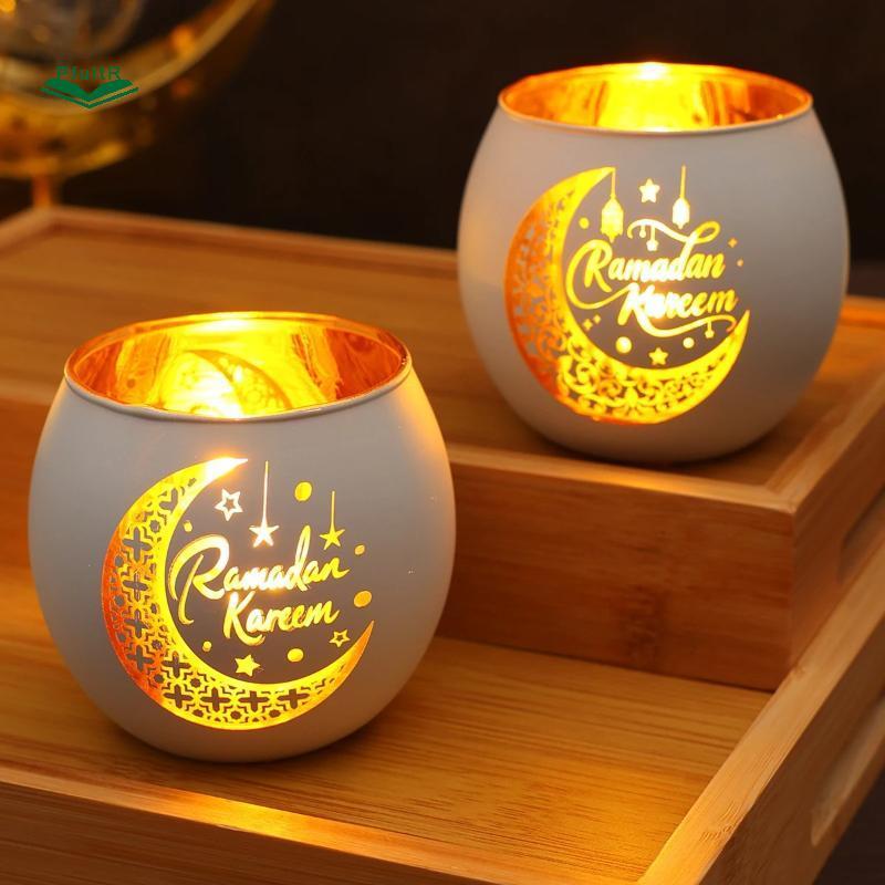 PfultR Ramadan Kareem Nến Trang Trí Ramadan Cho Gia Đình 2026 Eid Al-Fitr Quà Tặng Hồi Giáo Hồi Giáo