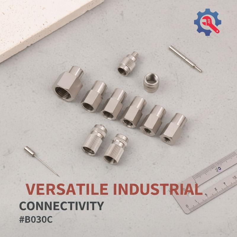 [AT] Luer Loing Head Pha Chế Bộ Chuyển Đổi Van Pha Chế Kết Nối Bộ Chuyển Đổi Lắp Đầu Nối M5 M6 M8 M1