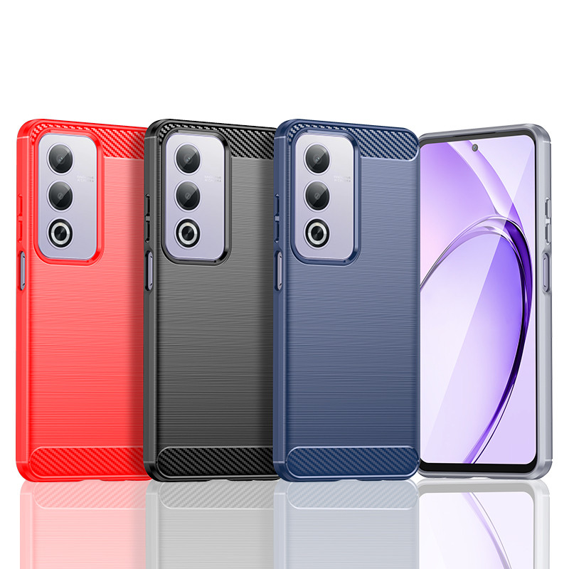 Ốp lưng OPPO A3 Pro 5G Vỏ nhựa TPU mềm bằng sợi Carbon cho Ốp điện thoại OPPO A3 Pro 5G