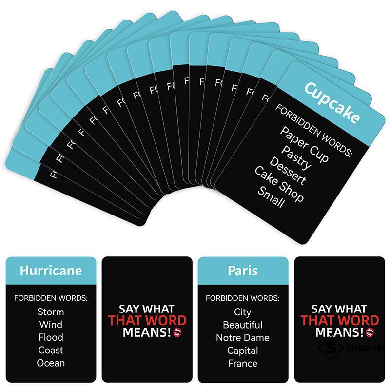 SHGMYD > Nói những gì từ đó có nghĩa là, Mô tả từ dành cho người lớn Thẻ trò chơi trên bàn Đoán thẻ 