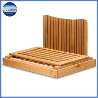 Hoeaden Có Thể Gập Lại Gỗ Tre Bánh Mì Máy Cắt Bánh Mì Nướng Bánh Loaf Hướng Dẫn Cắt Lát Máy Làm VN