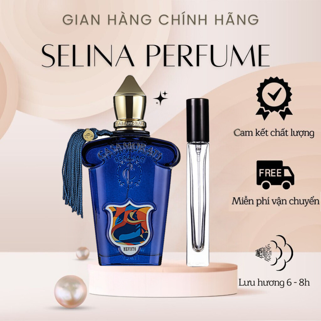 [Chính hãng] Nước hoa Unisex 10ml Xerjoff Casamorati Mefisto tươi mát, nam tính, lịch lãm