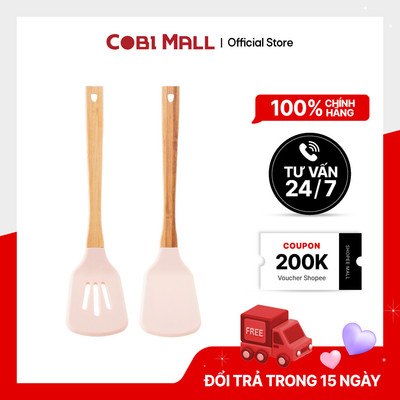 Xẻng Lật Silicone Chịu Nhiệt Chống Bám Mùi Dễ Vệ Sinh - Cobi Home