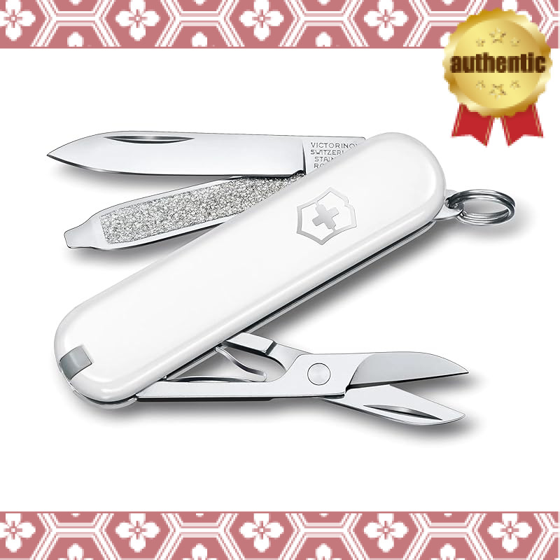 VICTORINOX Classic SD Classic Colors Falling Snow Swiss Army Knife - Multi-functional Knife, Emergen