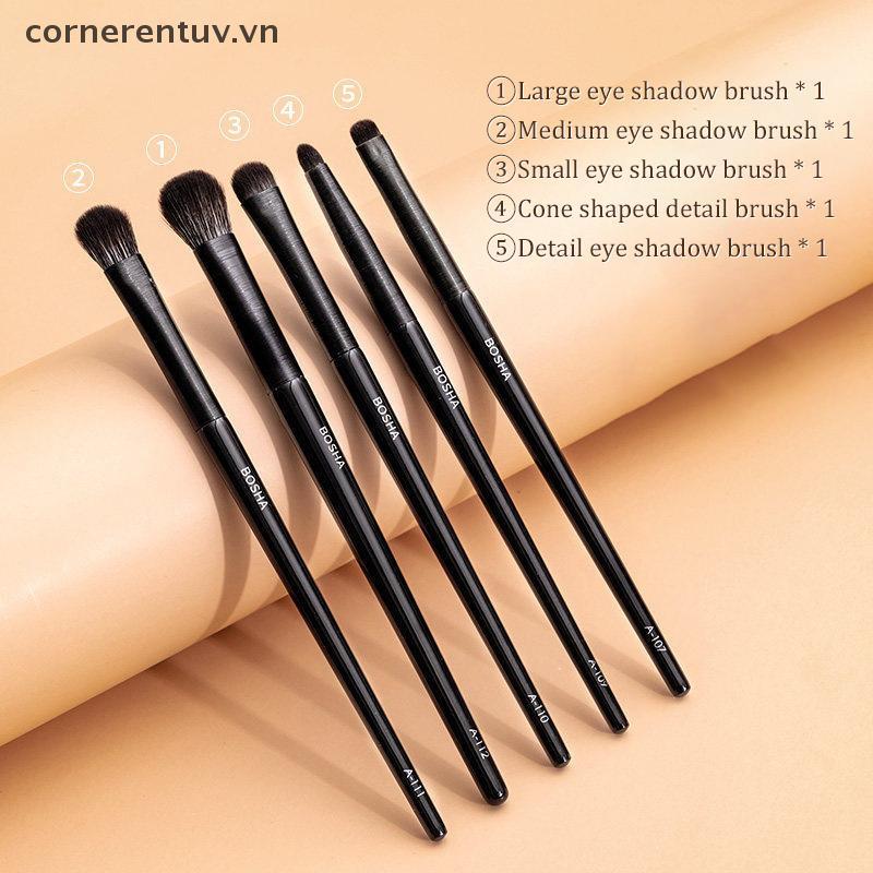 Cor Natural Eye Makeup Brush Set Eyeshadow Brush Eyeshadow Brush Eyeliner Brush Women Eyes Cosmetic 