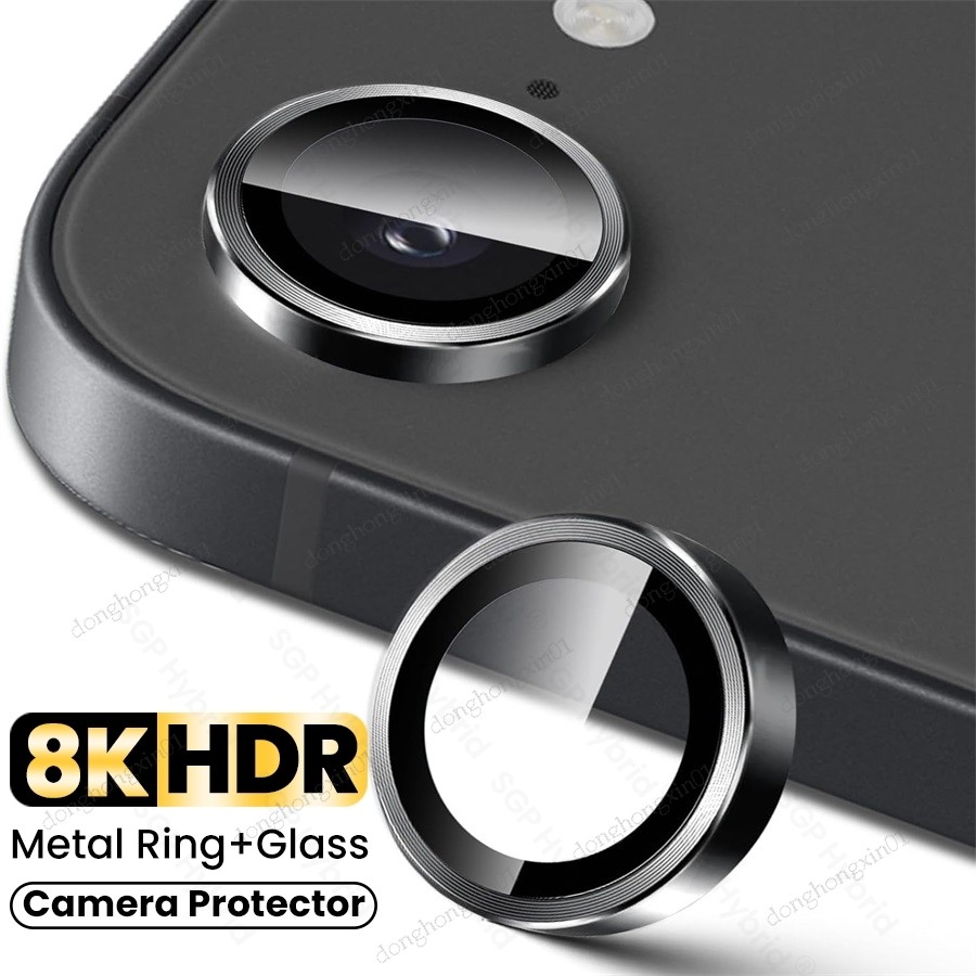 Vòng Kim Loại Bảo Vệ Camera Cho iPhone 17e 17e Mặt Sau Kính Cường Lực Ống Kính Dành Cho iPhone17e i 
