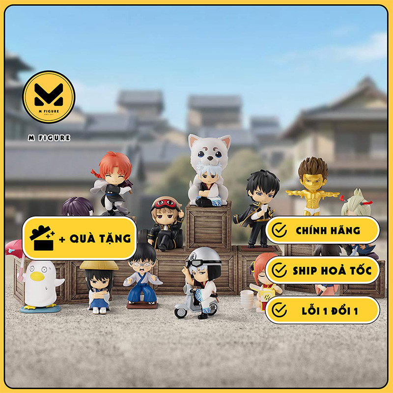 BLIND BOX MÔ HÌNH Gintama Welcome to the Yorozuya Series (POP MART) FIGURE CHÍNH HÃNG