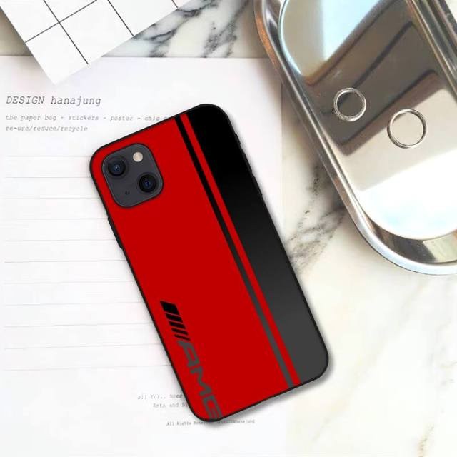 Ốp điện thoại AMG Mercedes Benz Vỏ bảo vệ Iphone 16 17 Pro Max Plus X S a2