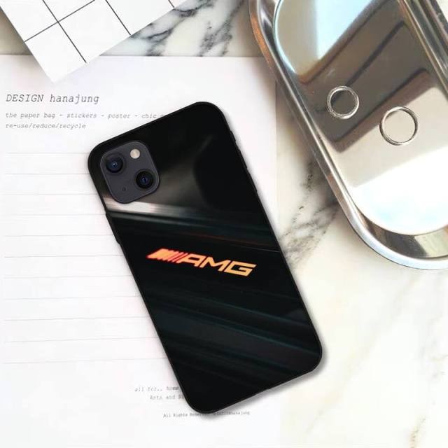 Ốp điện thoại AMG Mercedes Benz Vỏ bảo vệ Iphone 16 17 Pro Max Plus X S a4
