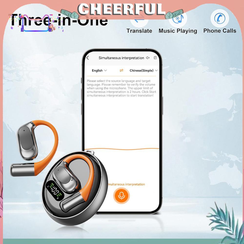 Tai nghe dịch BT không dây Ai Translating Earbuds Tai nghe AI Translator Tai nghe dành cho doanh ngh