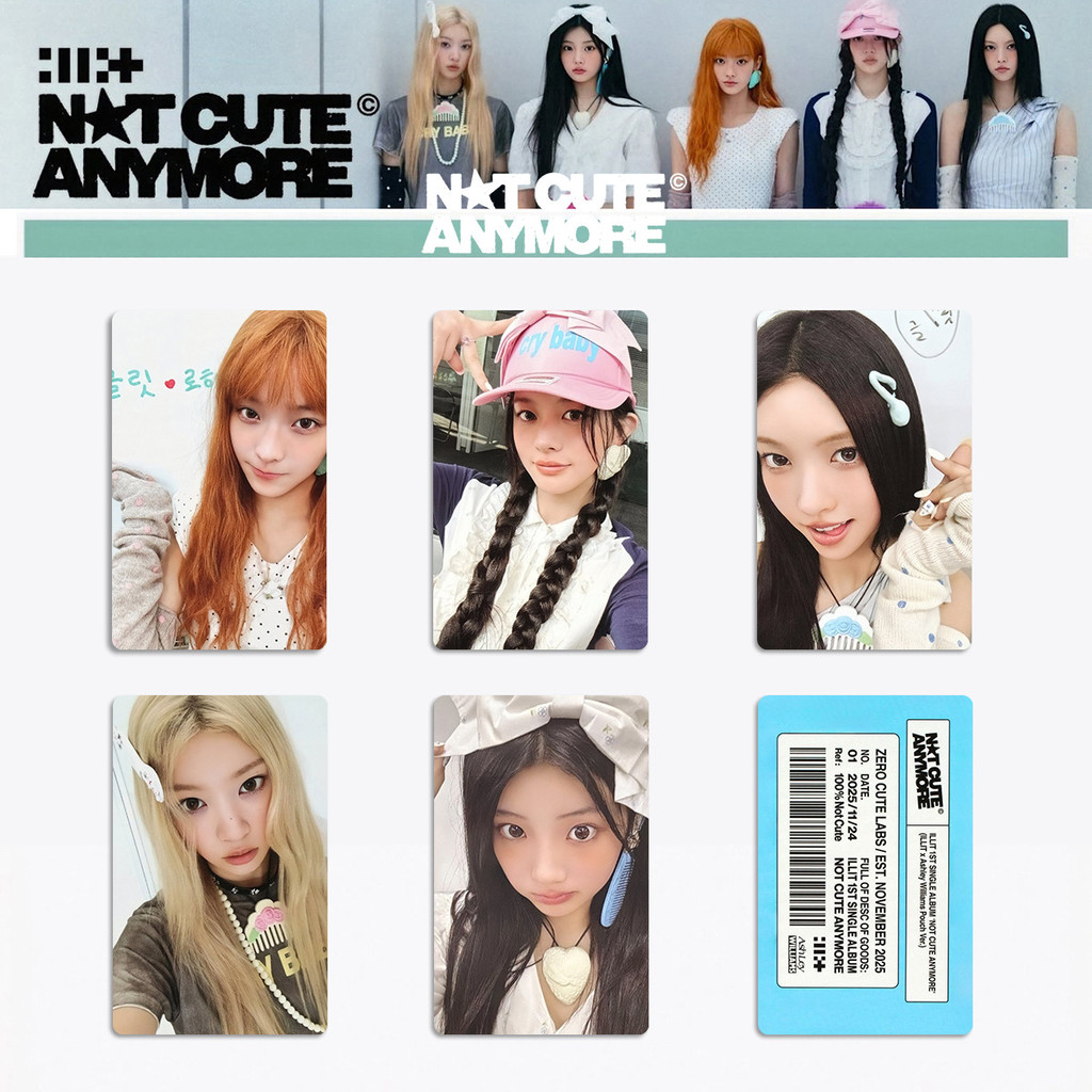 1-5 chiếc ILLIT KHÔNG DỄ DÀNG Thẻ Lomo Album BOMB Toki Yo Tomare Tôi LL THÍCH BẠN NGÀY GLITTER HMV W