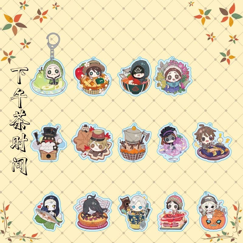 Game Identity V Acrylic Keychain Pendant Blind Girl Joseph Prophet Bartender Keychain Hanging Backpa