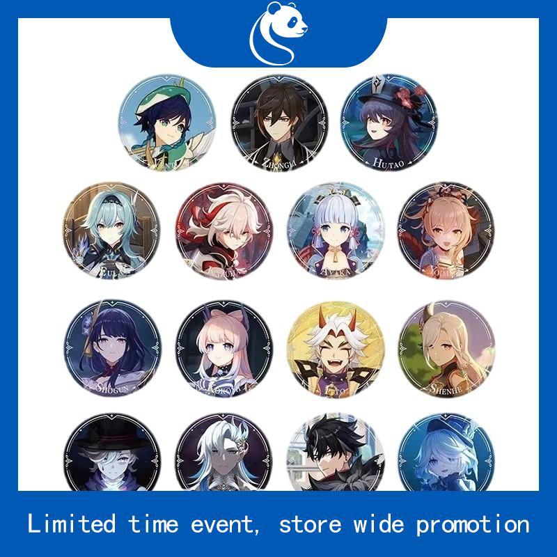 [Có sẵn] Huy hiệu/badge quan chấp hành Fatui Childe/Arlecchino/Dottore/Pantalone Official Genshin Im