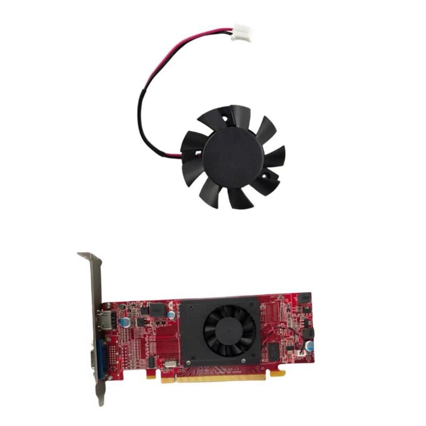 [COD] R5 235 GT620 GT720 GT705 HD7450 HD8470 Đường kính quạt đồ họa 37mm