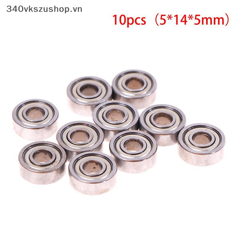 XXHZ 10 chiếc 5 * 14 * 5mm rãnh sâu hình cầu thép carbon thu nhỏ vòng bi 605ZZ [VN]