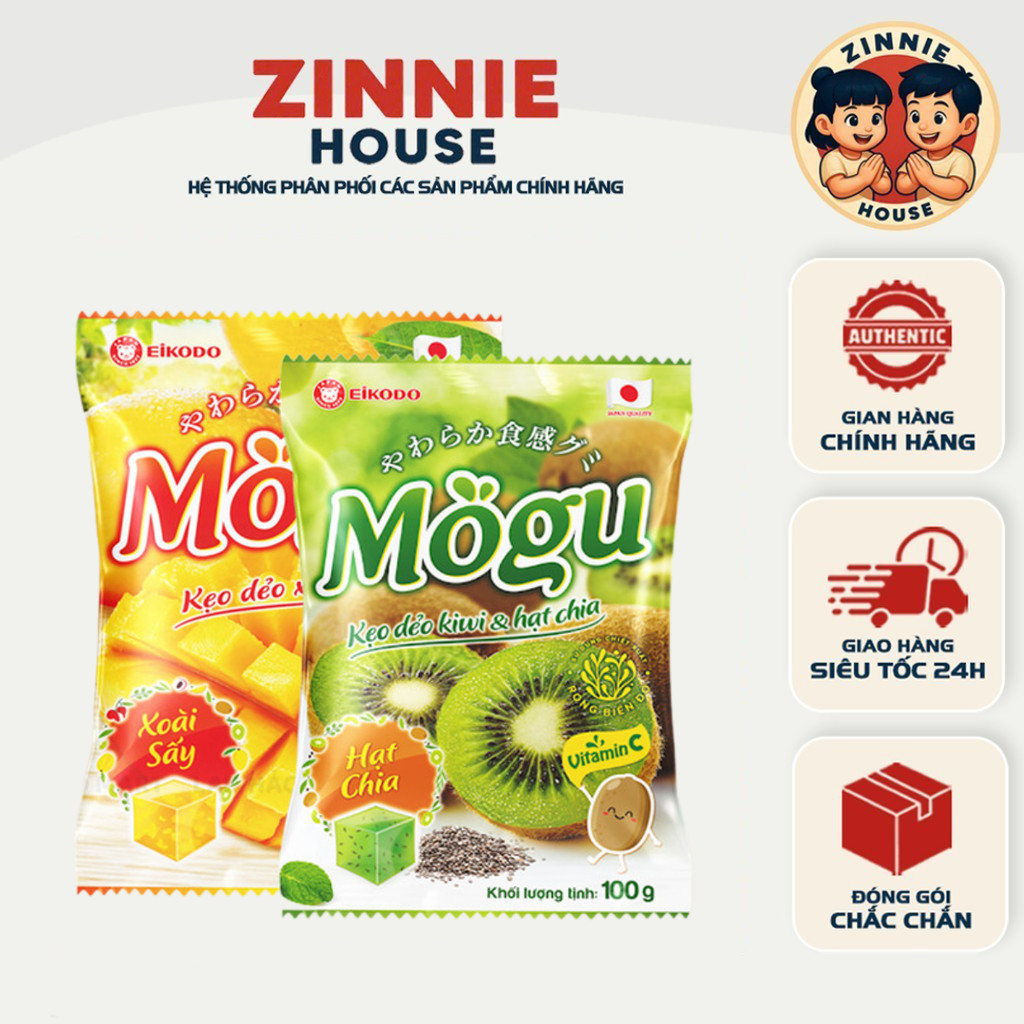 [ĐỦ VỊ] Kẹo Dẻo Mogu 100g Đủ vị Tự Nhiên, Dẻo Mềm – Eikodo Việt Nam