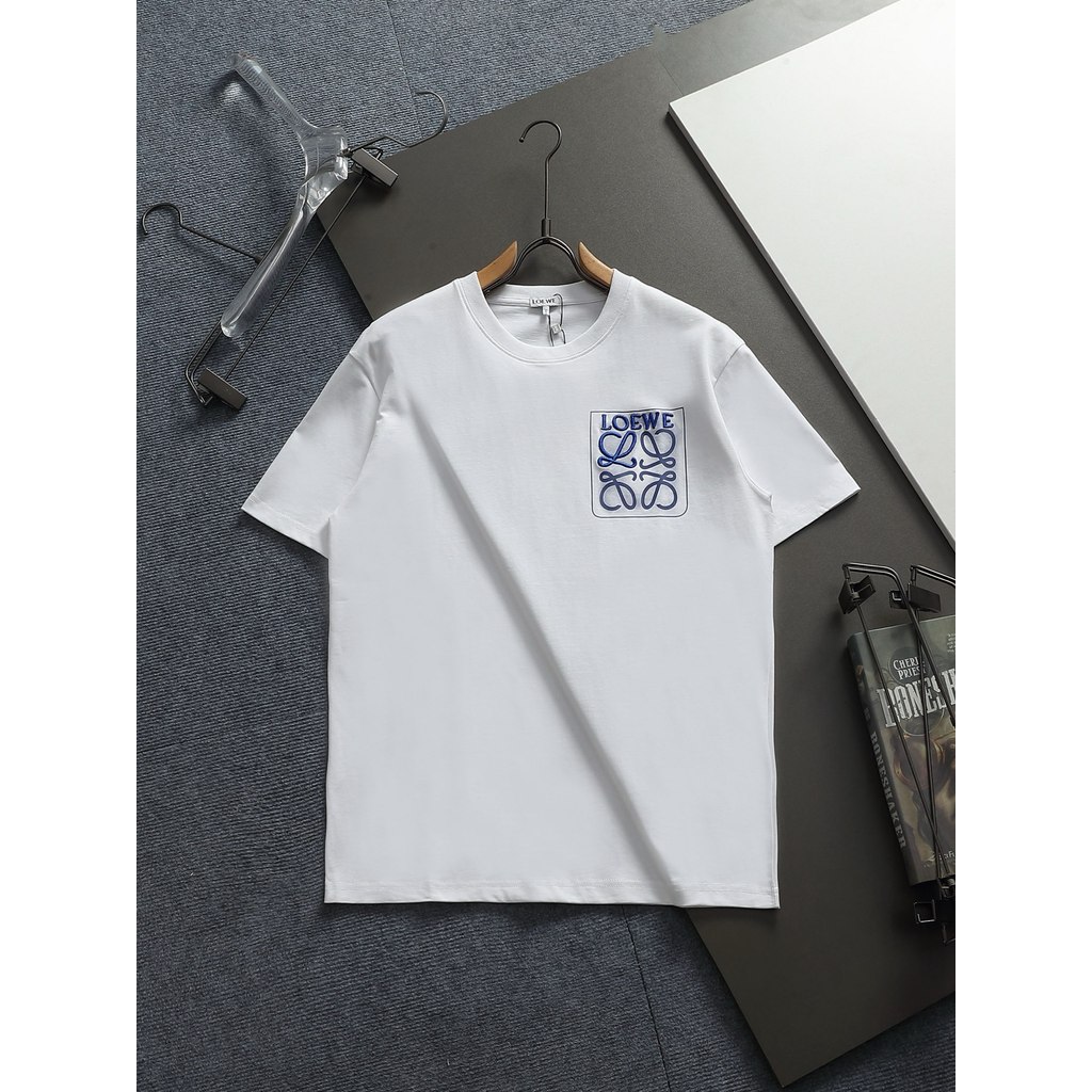 2026 Phong Cách Mới MONCLER Nam Nữ In Hình Áo Thun Ngắn Tay Áo Thun Đi Làm Áo Thun Tay Ngắn Hàng Đầu