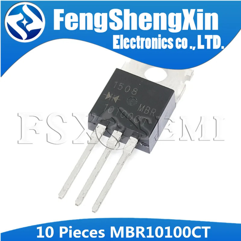 10 CHIẾC MBR10100CT TO-220 MBR10100 TO220 10100CT MÁY CHỈNH THANH SCHOTTTKY