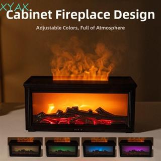Máy tạo độ ẩm không khí lò sưởi XYAX, Chức năng hẹn giờ yên tĩnh Máy tạo độ ẩm không khí ngọn lửa đầy màu sắc, Máy phun lửa mô phỏng có đèn LED & Điều khiển từ xa Máy phun sương mát mẻ Trang trí nội thất