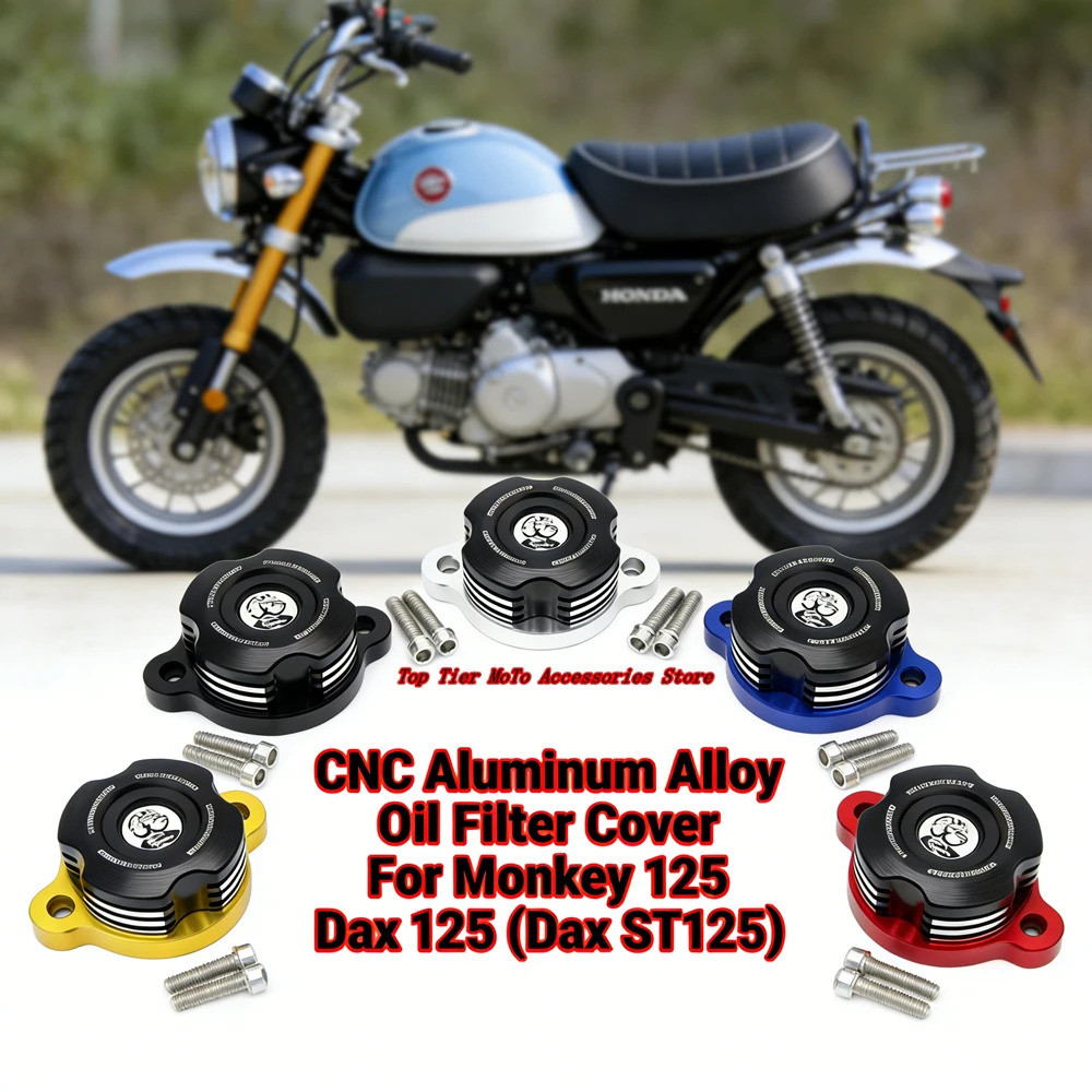 Mới Dành Cho Xe HONDA DAX ST125 Monkey125 dax125 Sửa Đổi Vỏ Bảo Vệ Trang Trí Lọc Dầu Phần Tử Bao 202