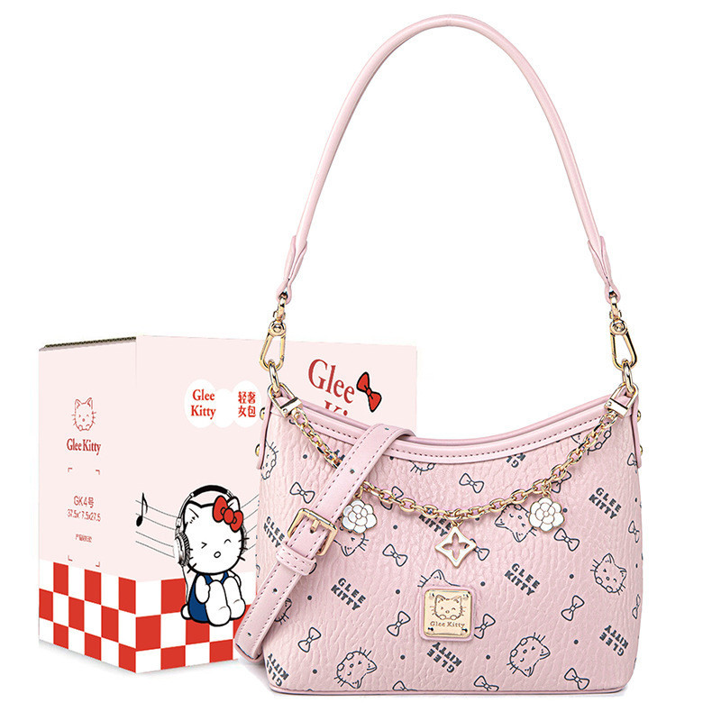 GLEE KITTY Thời trang sang trọng In đơn giản Túi Tote cao cấp đi lại Túi đeo vai phù hợp