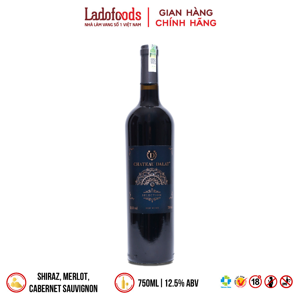 Vang Chateau Dalat - Selection - Red Wine 750ML