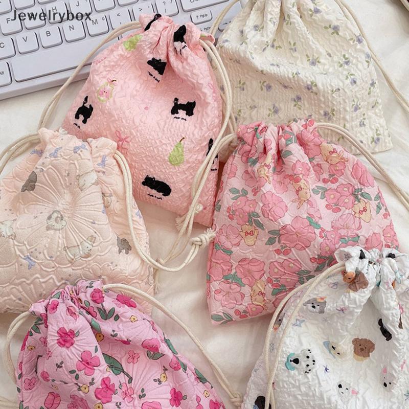 [JLB] 1 Chiếc Ví Đựng Tiền Xu Nhỏ Dễ Thương Hàn Quốc Chìa Khóa Tai Nghe Dây Rút Túi Bảo Quản Trang S