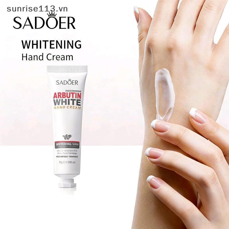 SR Beauty SADOER 30g Niacinamide Arbutin Kem dưỡng da tay Dưỡng ẩm không nhờn Nuôi dưỡng chống khô C