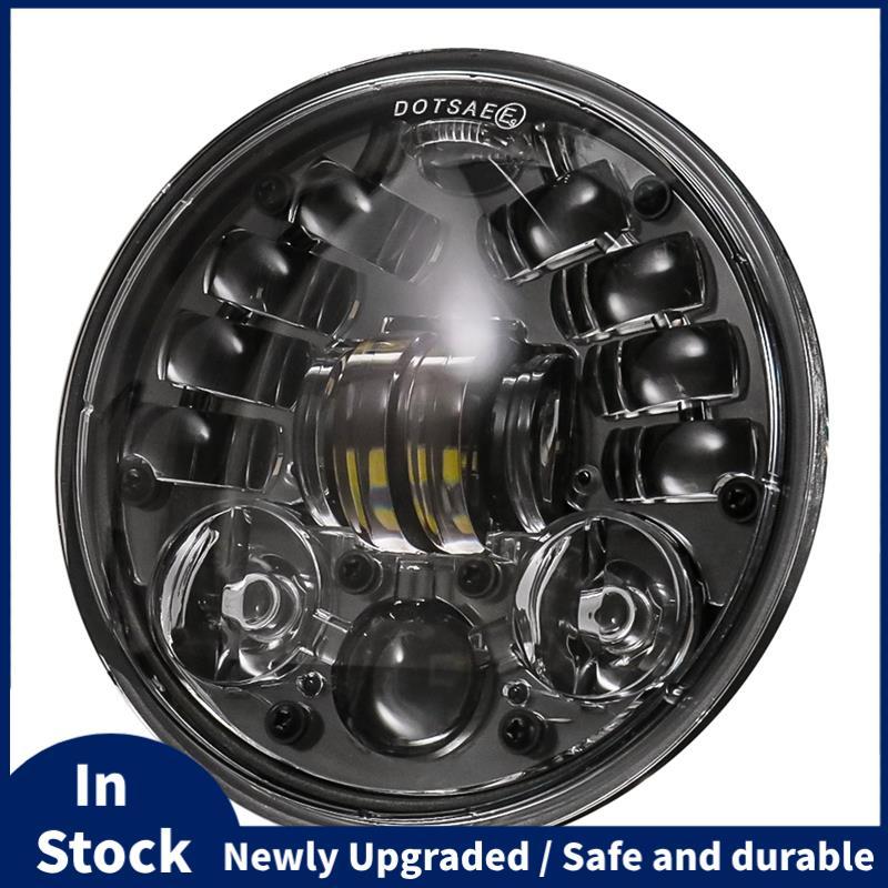 Đa Năng 5.75 Inch Đèn Pha LED 5 3 / 4 Inch LED DRL Hi / Lo 36W Chùm Xe Máy Bật Đèn Pha Chạy Ban Ngày