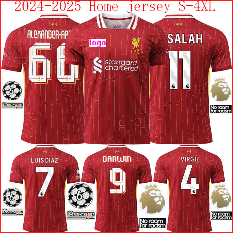 Áo bóng đá sân nhà Liverpool 2024-2025