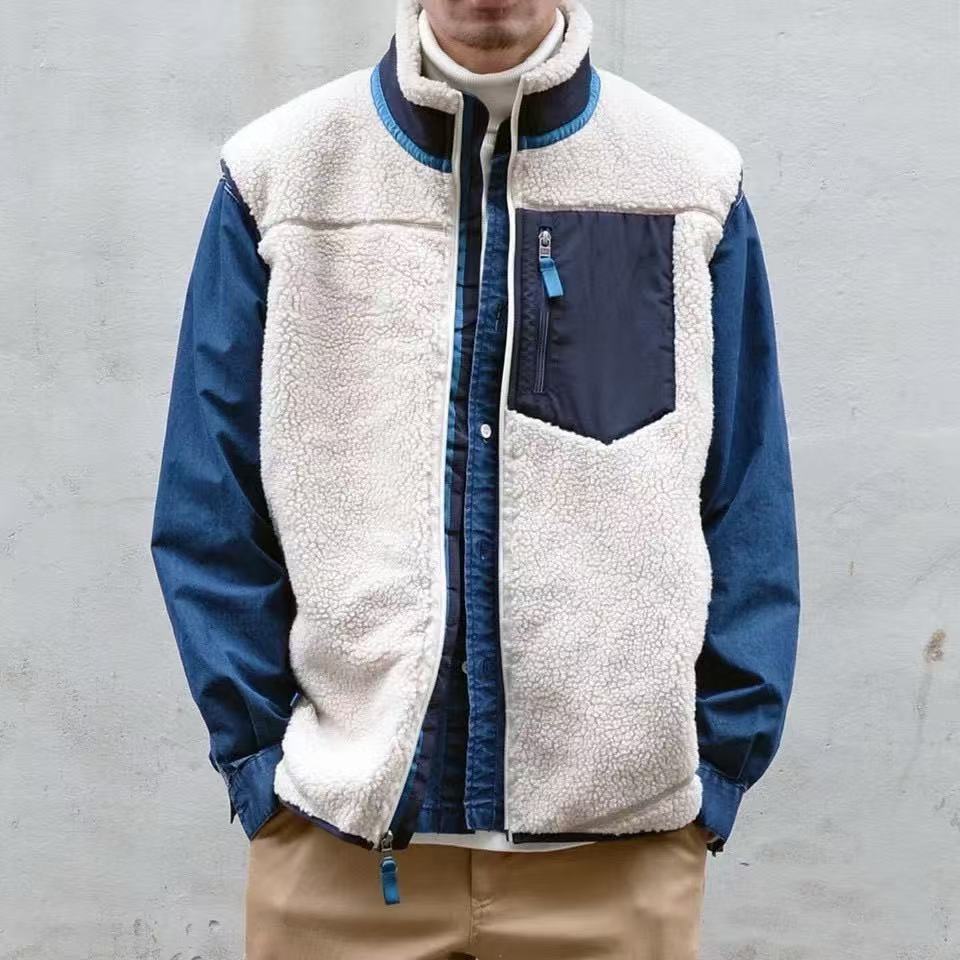 VN6X Patagonia Mountain-style outdoor activities American retro stand-up collar autumn and winter fa