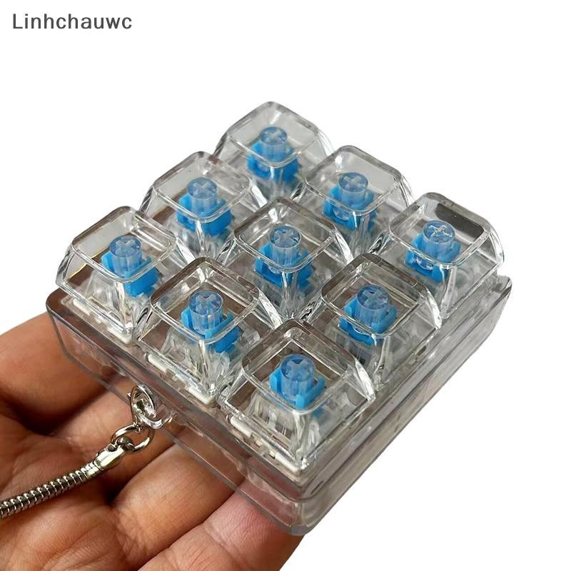 Linhchau 4/9 phím cơ khí bàn phím trục Tester Led Bàn Phím Key Toy VN