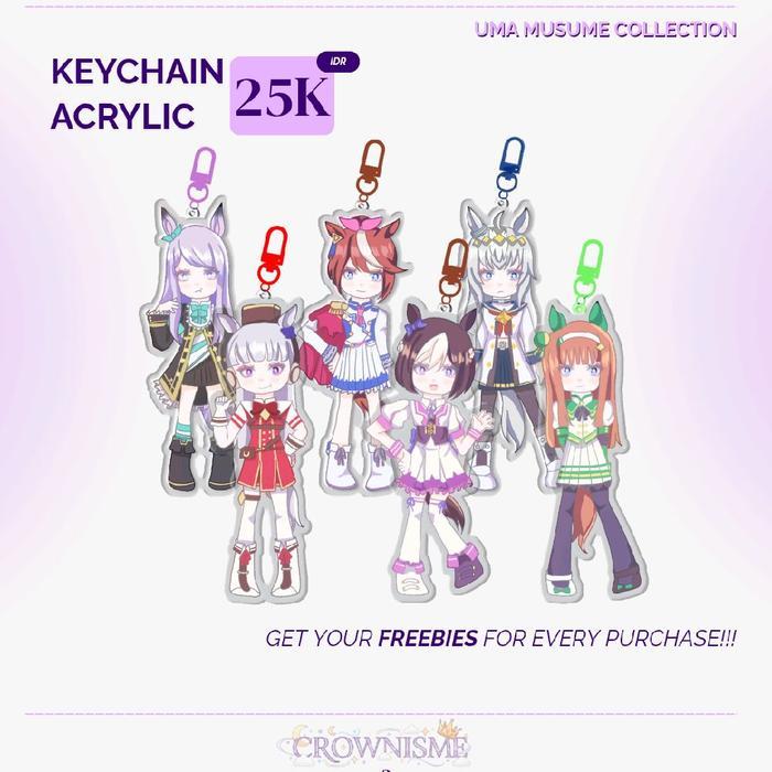 Uma Musume Keychain - Collection - Mejiro Mcqueen
