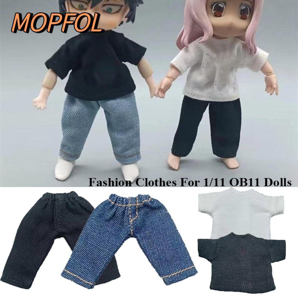 ONES Quần Búp Bê Thời Trang, Áo Thun Quần Áo Búp Bê Mini Dễ Thương, Quần Denim Thời Trang Cao Cấp Ch