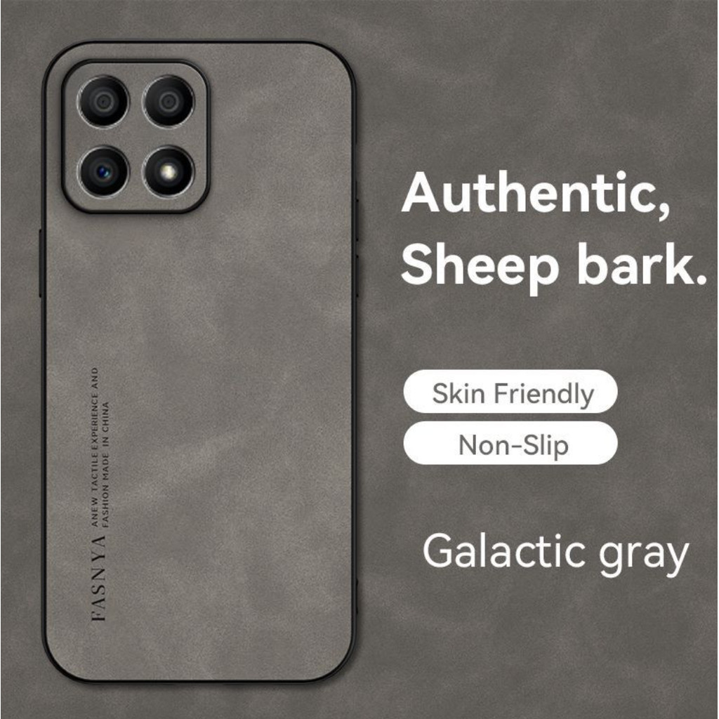 Vỏ Honor X5b Plus GFY-LX2 x5bplus GFY-LX2P Da cừu cao cấp, được làm bằng vỏ cứng thân thiện với da, 