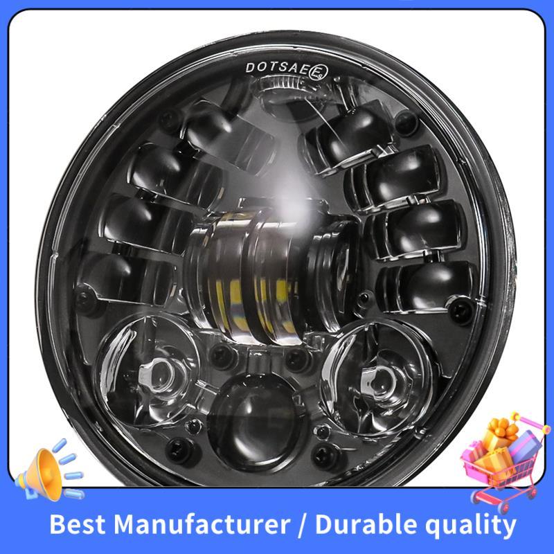 Đa Năng 5.75 Inch Đèn Pha LED 5 3 / 4 Inch LED DRL Hi / Lo 36W Chùm Xe Máy Bật Đèn Pha Chạy Ban Ngày