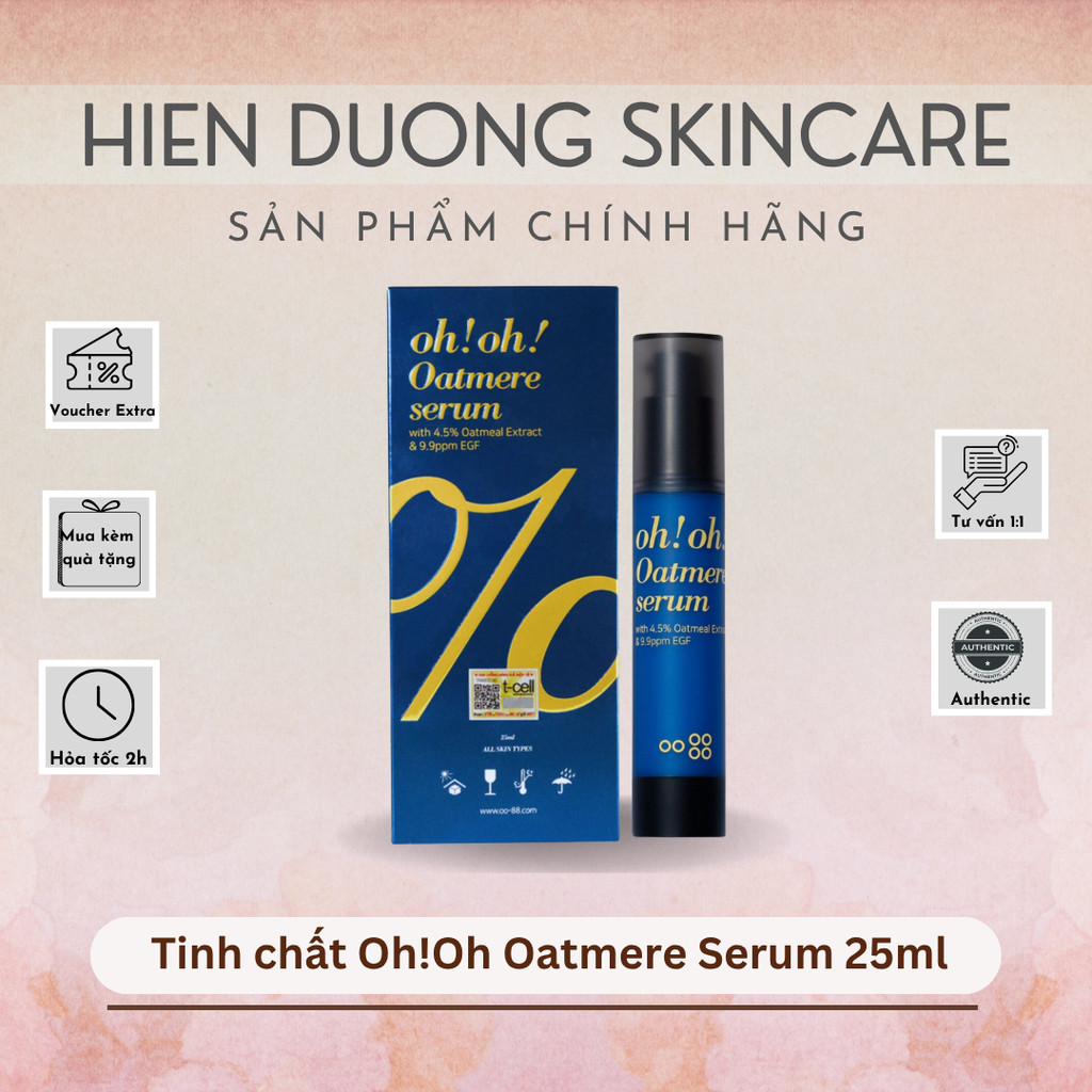 [Hàng Công Ty] Tinh chất Oh!Oh Oatmere Serum 25ml - Phục hồi và tái tạo da