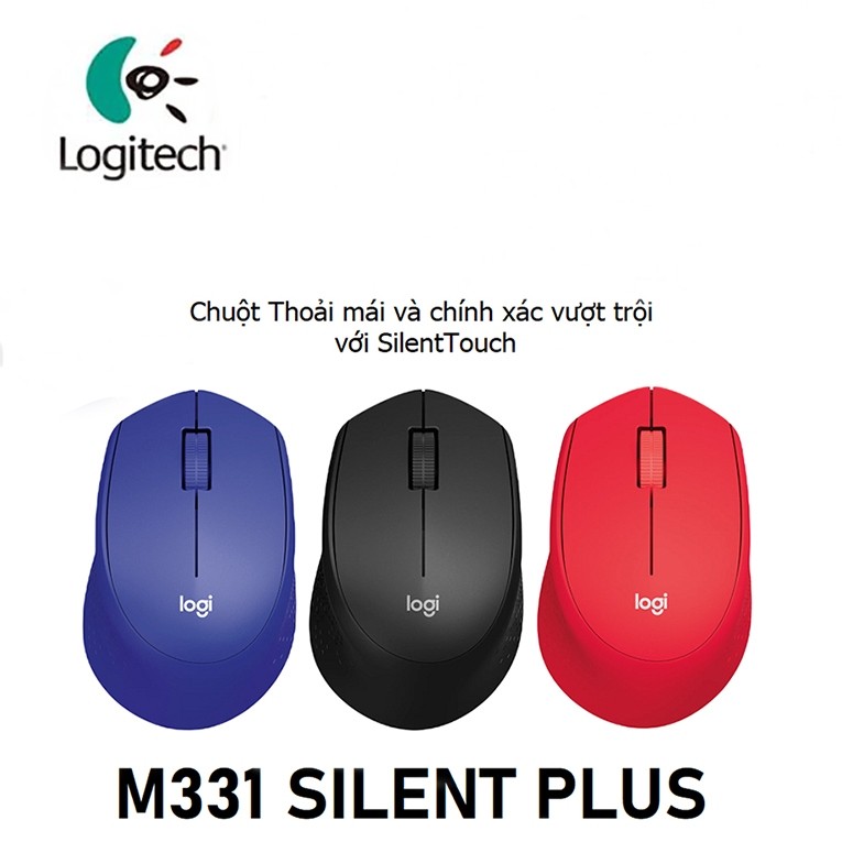 Chuột máy tính không dây - Logitech M331 Silent PLUS