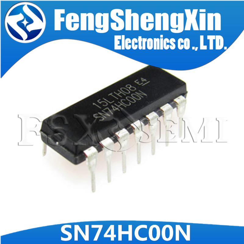 100 Cái / lốc Mới 74HC00 74HC00N SN74HC00N DIP-14 IC