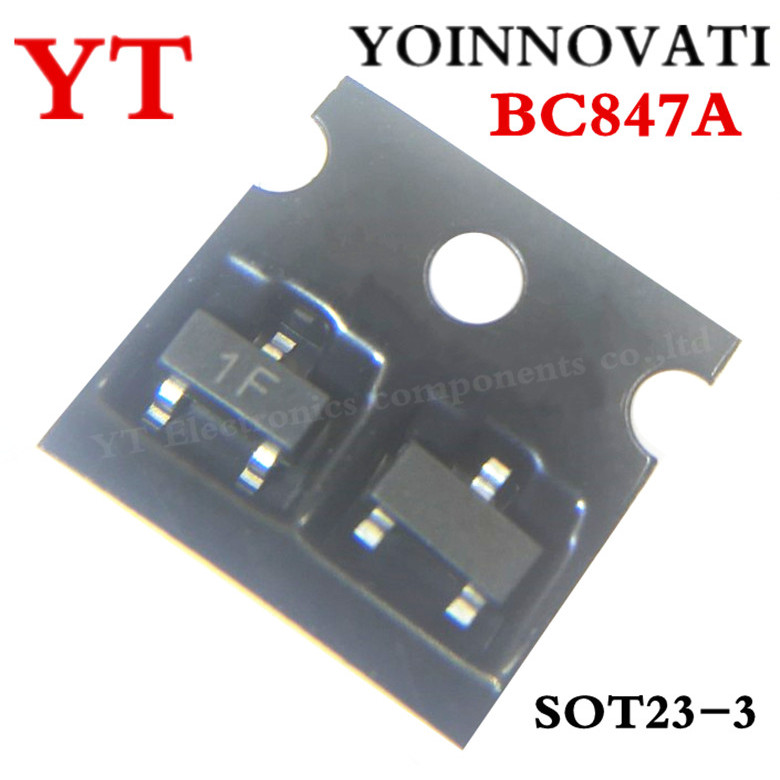 100 cái / lốc BC847B BC847 1F SOT23 IC chất lượng tốt nhất.