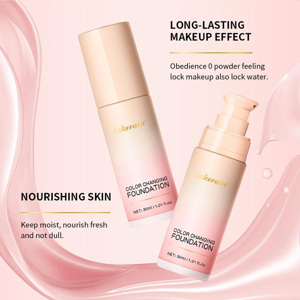 Kem nền đổi màu Lakerain Centella Asiatica Essence Kem nền lâu trôi tự nhiên C3z8
