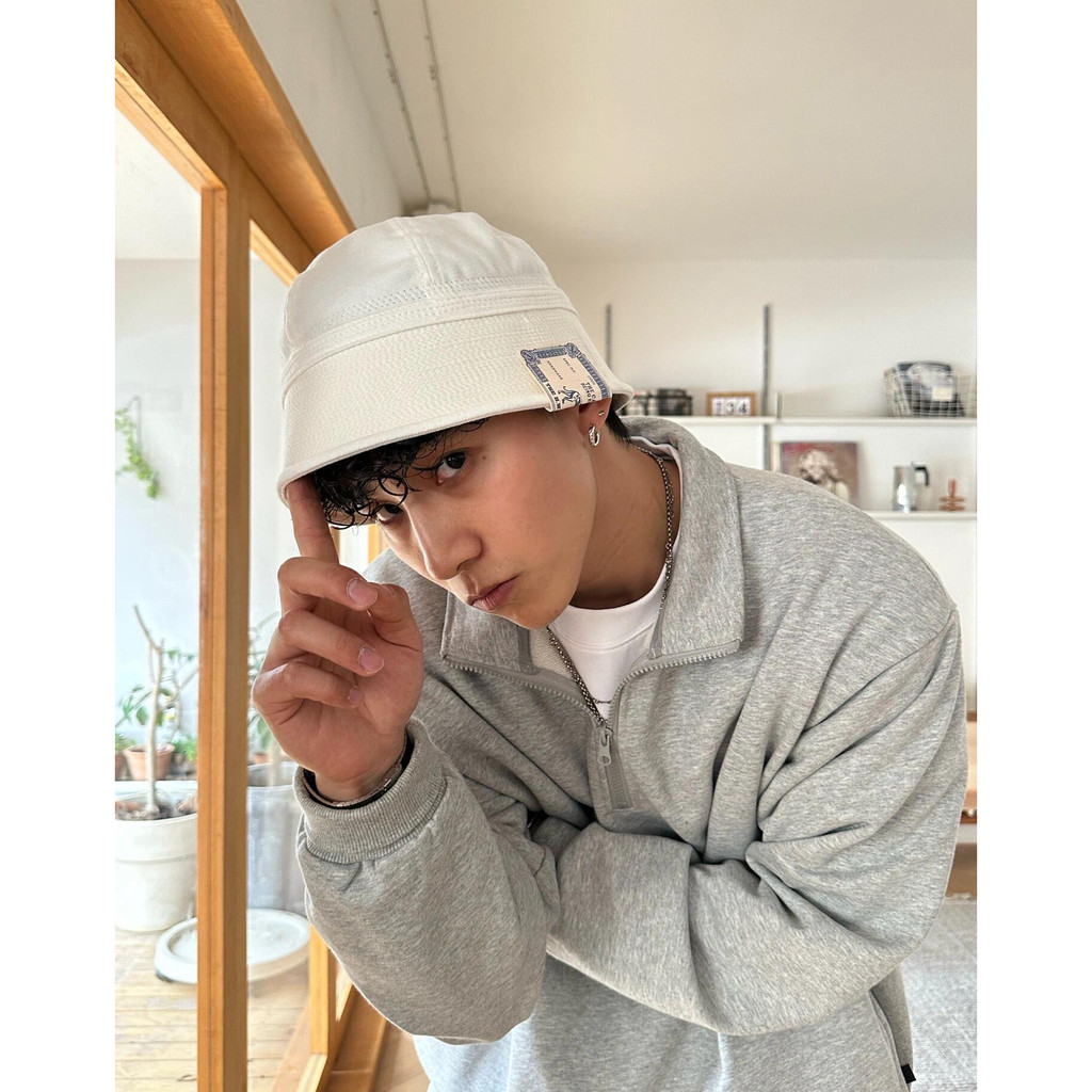 DOG Mountain-style outdoor camping and hiking fisherman hat, solid color patch bucket hat, hiking su